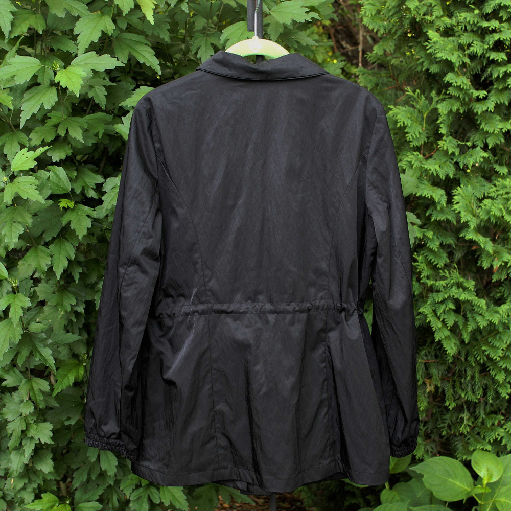 Style & Co. Stylish Midweight Ruffle-Front Jacket - Picture 3 of 3